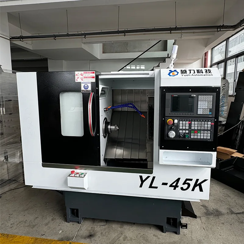 சர்வோ டரெட் மற்றும் ஹைட்ராலிக் டெயில்ஸ்டாக் கொண்ட CNC ஸ்லான்ட் பெட் லேத்