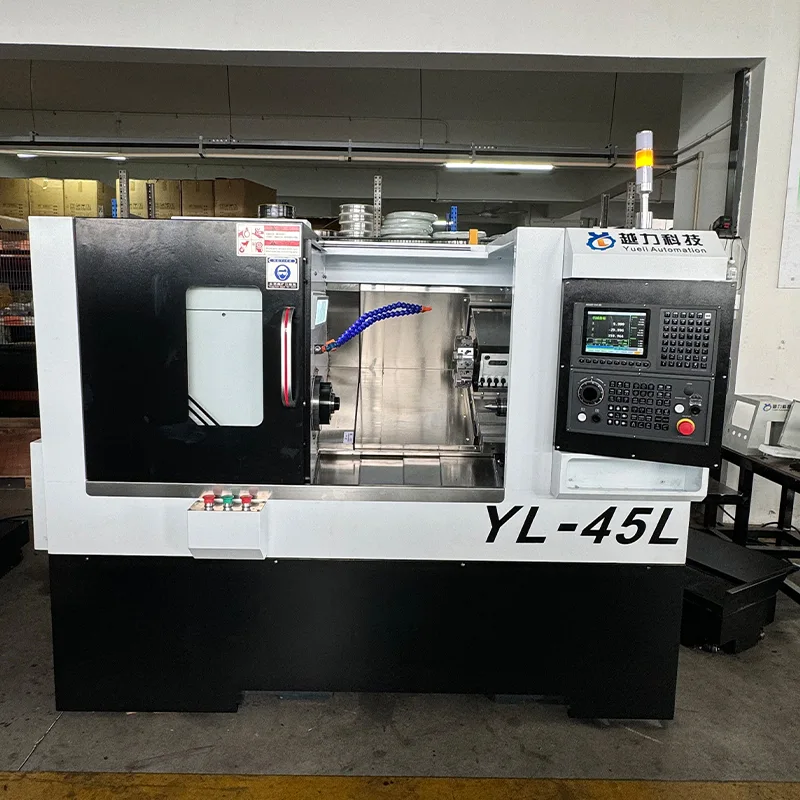 சர்வோ டரட் மற்றும் டெயில்ஸ்டாக் உடன் சாய்ந்த படுக்கை CNC லேத்